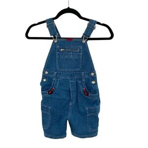 Vintage Reebok Weebok 90s Baggy Cargo Overalls Toddler Boy 4t